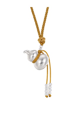 臻汇银足银福禄生财葫芦吊坠