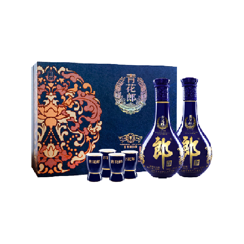 郎酒青花郎53度500ml*2瓶瓶白酒