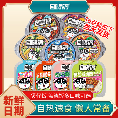 自嗨锅自热米饭大份量煲仔饭盖浇饭速食即食方便干拌饭自助夜宵