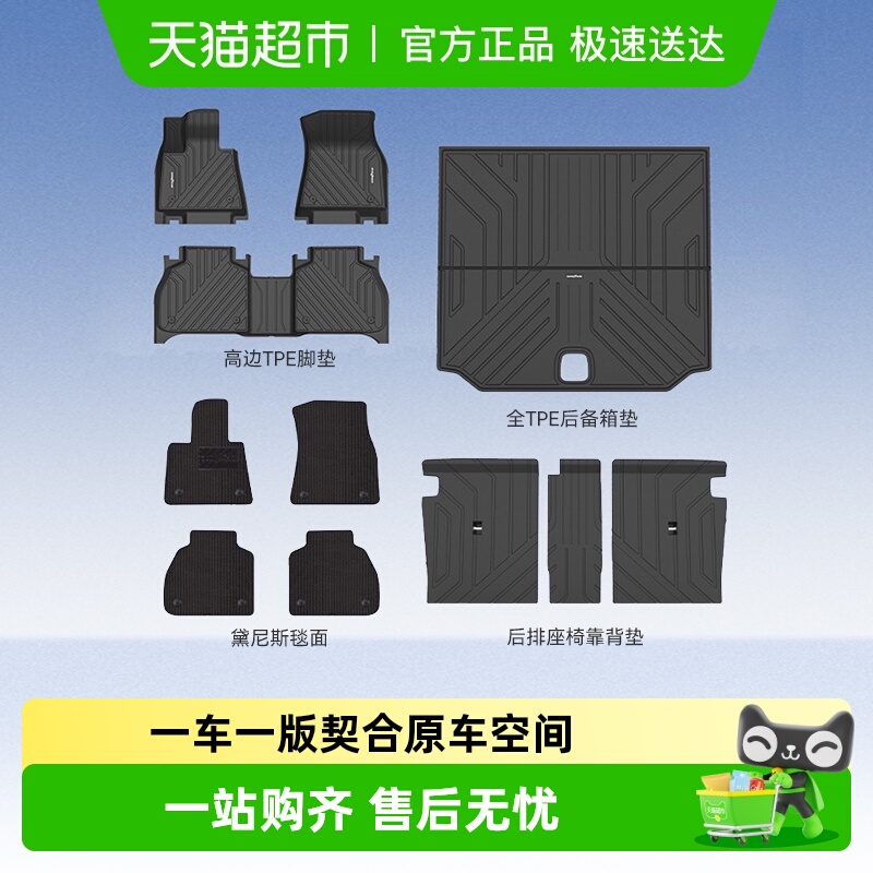 固特异适用于宝马全TPE汽车脚垫