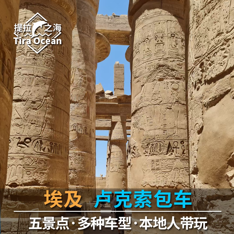 埃及卢克索中文包车游 帝王谷女王庙门农巨像两神庙卢克索出发