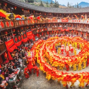 厦门漳州南靖旅游云水谣+河坑土楼1日游12人纯玩小团和贵怀远楼