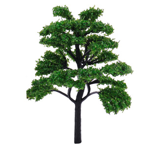 沙盘模型树景木景观绿植园林公园火车场景行道树微缩场景仿真花树