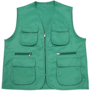 志愿者马甲定制印logo摄影导演记者工作服定做印字多口袋马夹订做