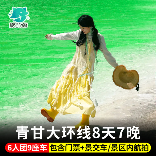 【6人团9座车/20%空座率】青甘大环线8天7晚西北察尔汗旅游跟团游