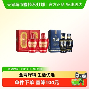 汾酒53度蓝汾+老白汾甲等鸿运清香型白酒