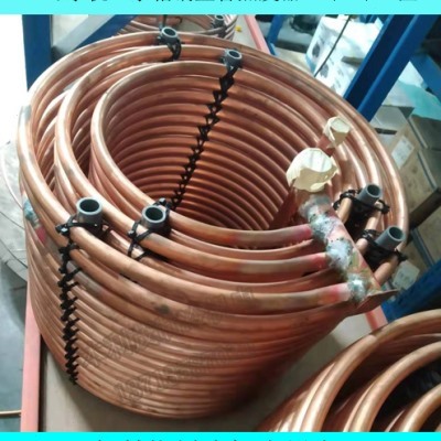 销水冷铜盘管蒸发器冷水机水箱铜管换热器热水循环加热品