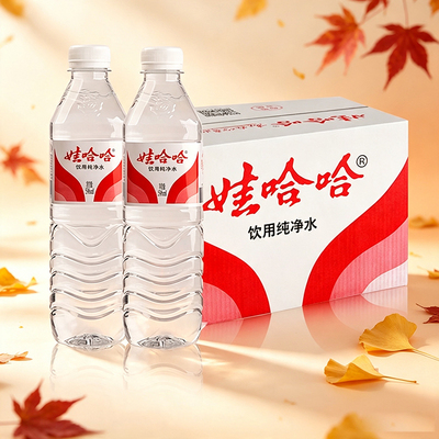 娃哈哈清凉纯净水596ml*24瓶
