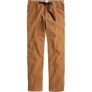 J.Crew复古细坑弹性灯芯绒修身直筒条绒休闲长裤男秋冬保暖JCREW