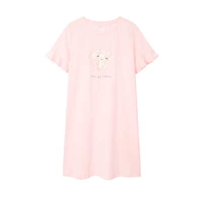 森马连衣裙夏季海洋风睡裙家居裙子