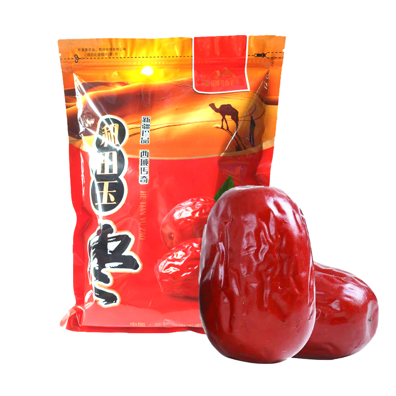 新疆红枣大枣500g袋装新疆特产大枣泡酒红枣即食红枣煲汤煮粥
