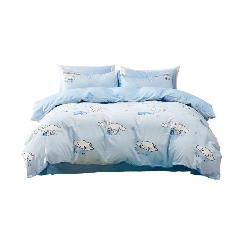 水星家纺大耳狗套件儿童全棉三/四件套婴幼儿A类抑菌纯棉卡通床品,床上用品,床品套件/四件套/多件套,淘宝优惠券,粉丝福利购,淘宝优惠卷