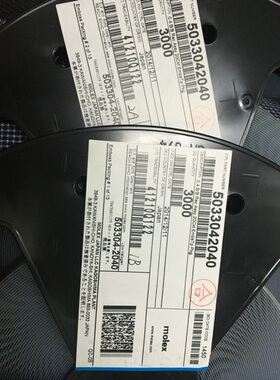 5033042040 molex 0.4间距 20pin 母座 503304-2040 503304-20