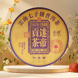 彩程普洱茶生茶古树纯料2023年迷帝贡茶357g生饼普洱茶生茶叶