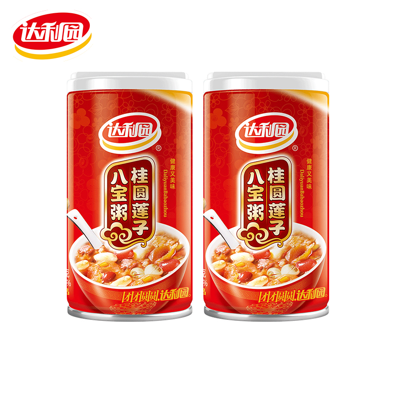 达利园桂圆莲子八宝粥360g罐装方便速食粥即食出游野餐夜宵可选