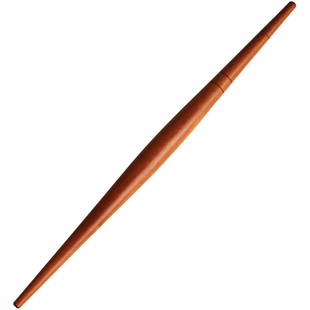 喜家德枣木红心鱼肚型两头尖擀面杖擀面轴子家用实木老料擀面棍