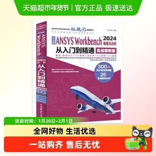中文版ANSYS Workbench 2024有限元分析从入门到精通 正版书籍