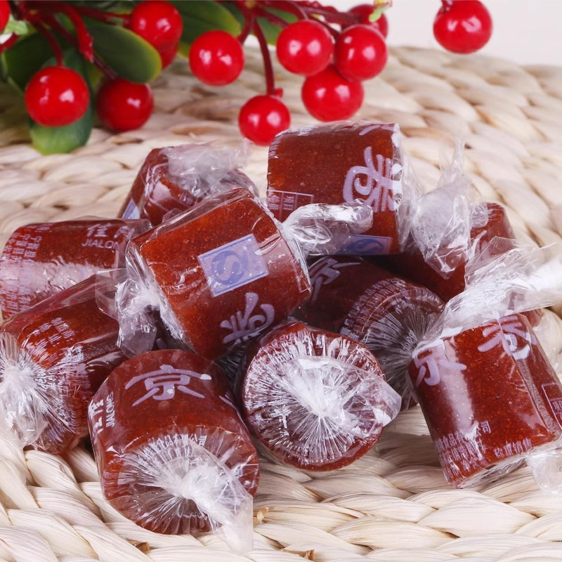 山楂卷果丹皮果脯蜜饯休闲怀旧整箱独立小包装开胃小吃儿童零食