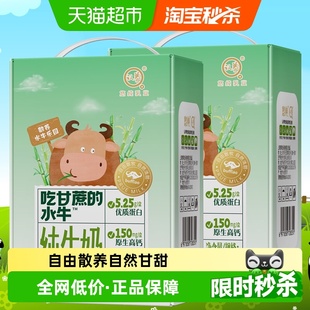 2提儿童奶4.2g优质蛋白全脂 18盒 认养纯奶吃甘蔗 水牛奶125ml