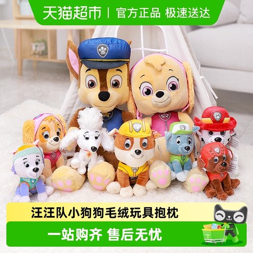 汪汪队立大功儿童公仔阿奇天毛绒