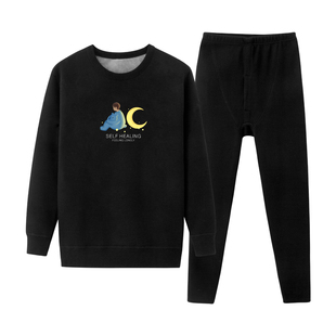 【大暖熊】保暖内衣男套装加厚加绒冬青年防寒冬季衣裤潮流韩版秋