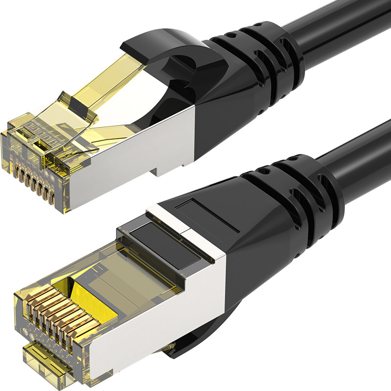 CAT6A超六类网线家用万兆屏蔽宽带网络线路由器电脑千兆5跳线2米