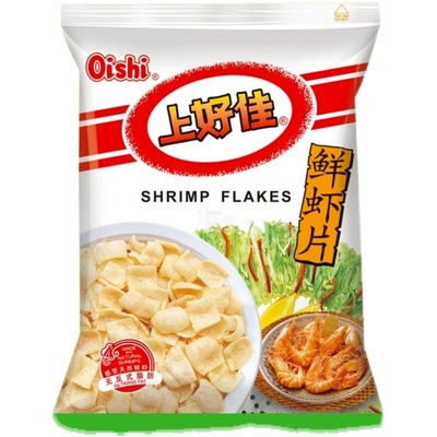 Oishi/上好佳凑单鲜虾片膨化食品办公室薯片40g/包聚会出游零食