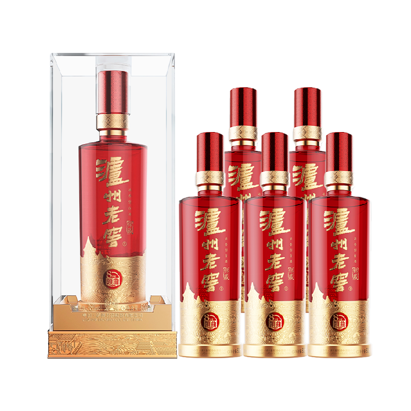 泸州老窖八年窖头曲锦藏38度整箱装浓香型白酒高端送礼