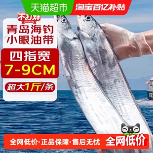 青岛带鱼新鲜冷冻整条大刀鱼无冰特级大号青岛小眼带鱼