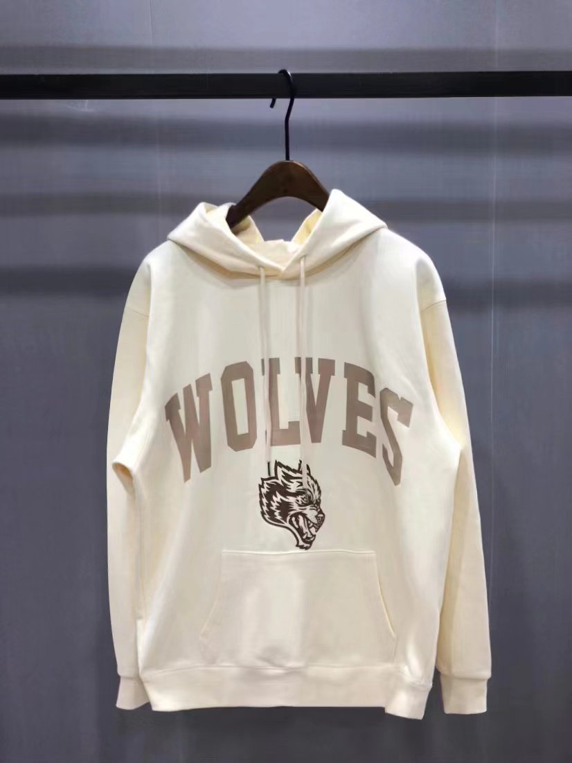 DARCSPOR BIG WAVE BROTHER WOLF HEAD SWEATSHIRT FITNESS & BODYBUILDING AUTUMN & WINTER HEAVY HOODED LONG SLEEVE [EUR & US]