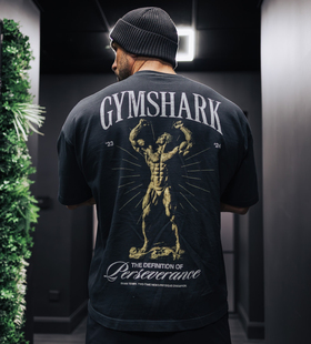 Gymshark特里健身运动宽松全棉软糯吸汗透气鲨鱼短袖欧美码