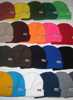 秋冬neff滑雪运动光身柔软针织帽子毛线冷帽潮人街舞帽广场舞瑜伽