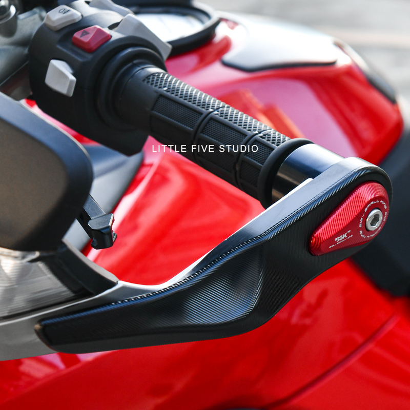 杜卡迪MTS950揽途1260 1200改装BSK护手牛角护弓保护杆车把防摔块