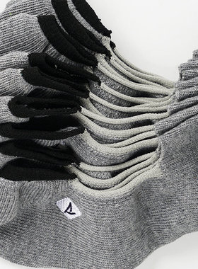 清仓特价维托摩瑞防滑毛巾底排湿吸汗透气防臭抗菌隐形船袜1组3双