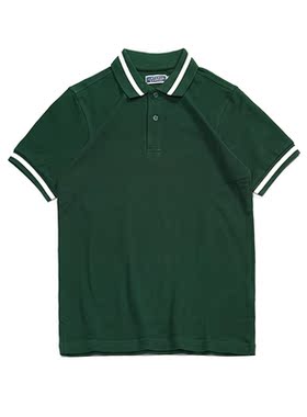 清仓特价维托摩瑞美式复古男阿美咔叽商务纯色翻领绅士polo衫短袖