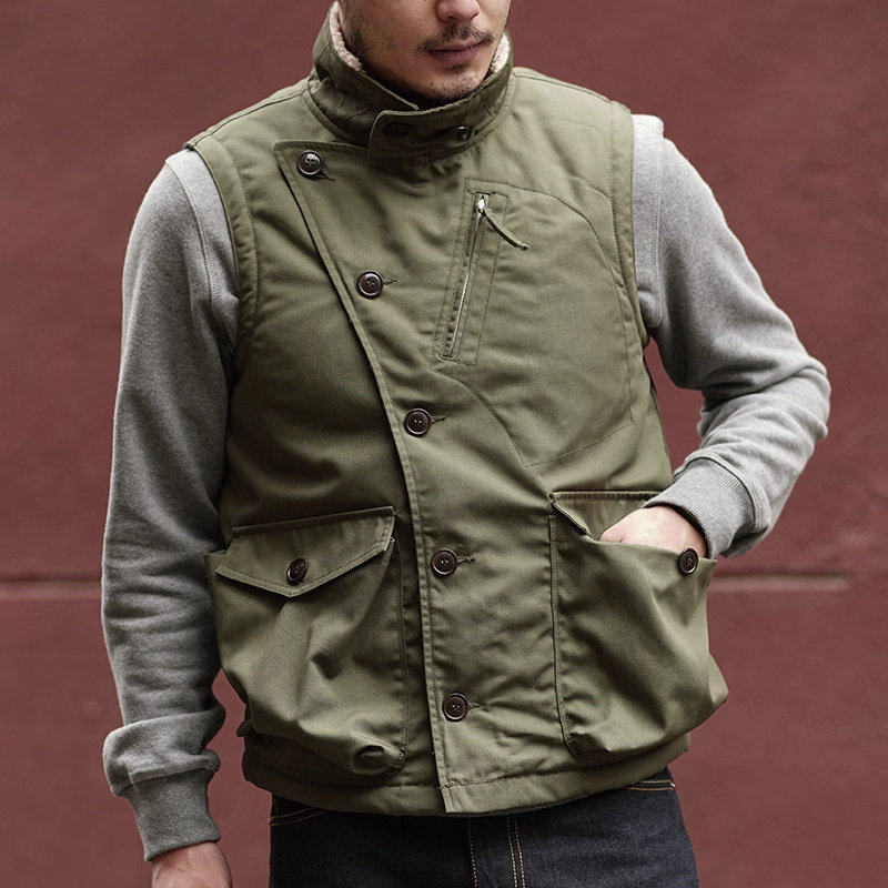 清仓特价维托摩瑞机车骑行背心阿凡达防水飞行员复古摩托工装马甲