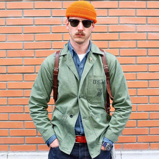 特价清仓维托摩瑞复刻美军P41二战USMC外套美式复古事风工装夹克