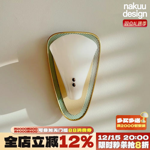 @法式复古控，高级感金属壁灯