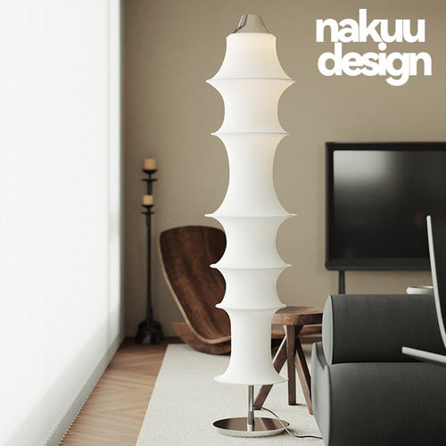 不规则竹节！北欧卧室落地灯