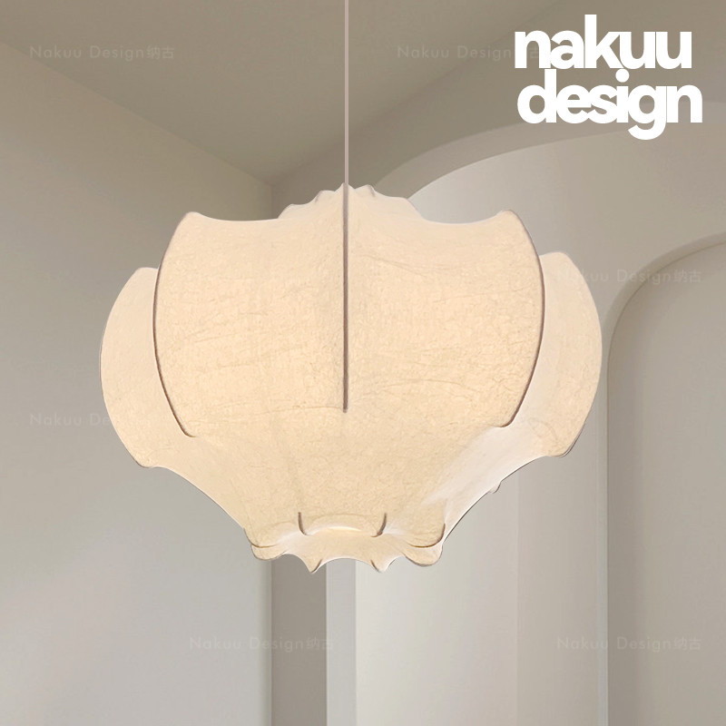 诧寂风设计感！蚕丝吊灯