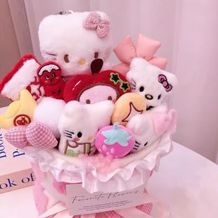 HelloKitty毛绒玩偶花束生日礼物可爱卡通创意送女友闺蜜卡通花束