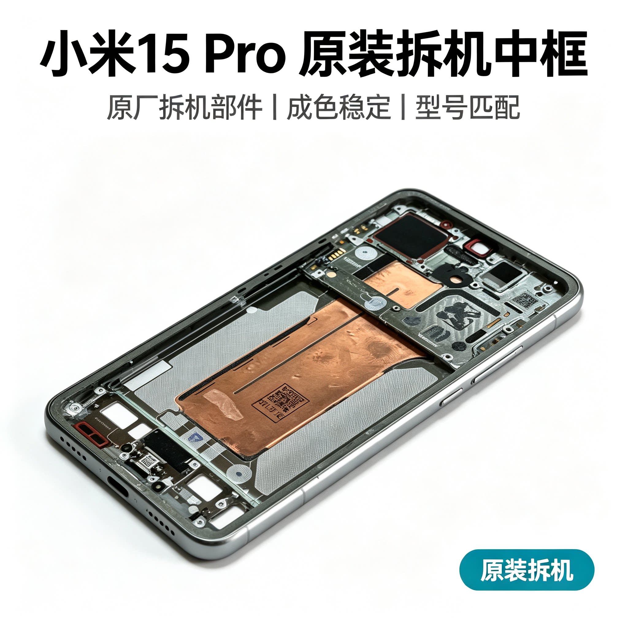 适用原装小米15pro中框前框小米15pro中壳屏框支架边框中壳外壳