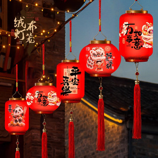 2026新款红灯笼户外阳台大门口一对户外古风中式喜庆挂饰宫灯装饰