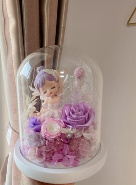 芭蕾舞永生花秘密花园玫瑰礼盒