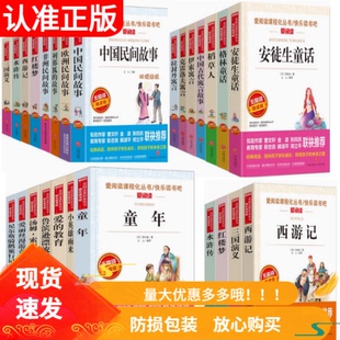 旅行鲁滨逊漂流记经典 教育简爱灰尘 常谈儒林外史海底两万里 格林童话安徒生稻草人中国古代神话故事爱 爱阅读系列无障碍精读版