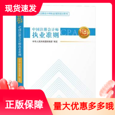 2022版中国注册会计师执业准则立信会计出版社新修订17项准则注册会计师执业准则培训用书企业会计财务CPA注会执业准则