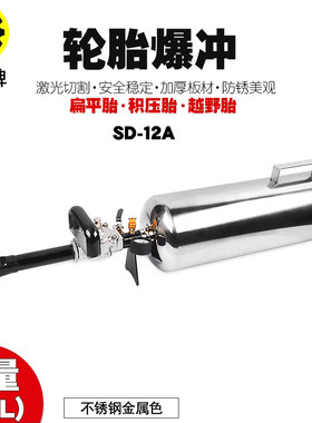 苹果轿车轮胎爆冲快速充气