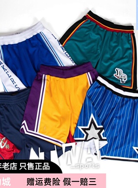 MitchellNess湖人队CLOT联名MN凯尔特人卡特复古篮球裤NBA短裤