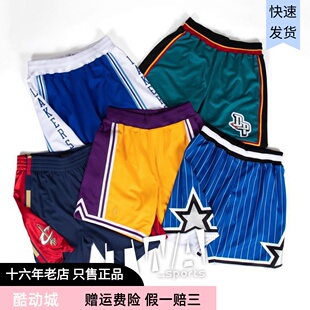MitchellNess湖人队CLOT联名MN凯尔特人卡特复古篮球裤NBA短裤