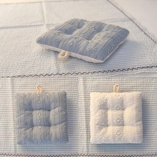 方胖胖杯垫 窈窕虫手作 沈小丹手工杯垫定制